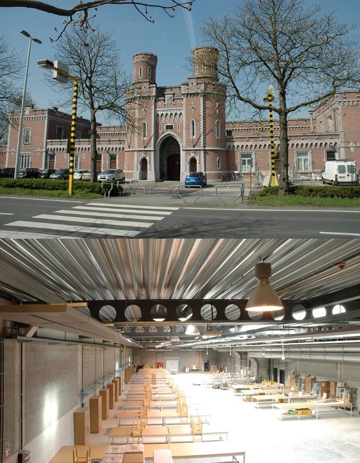 foto's van de centrale gevangenis van Leuven