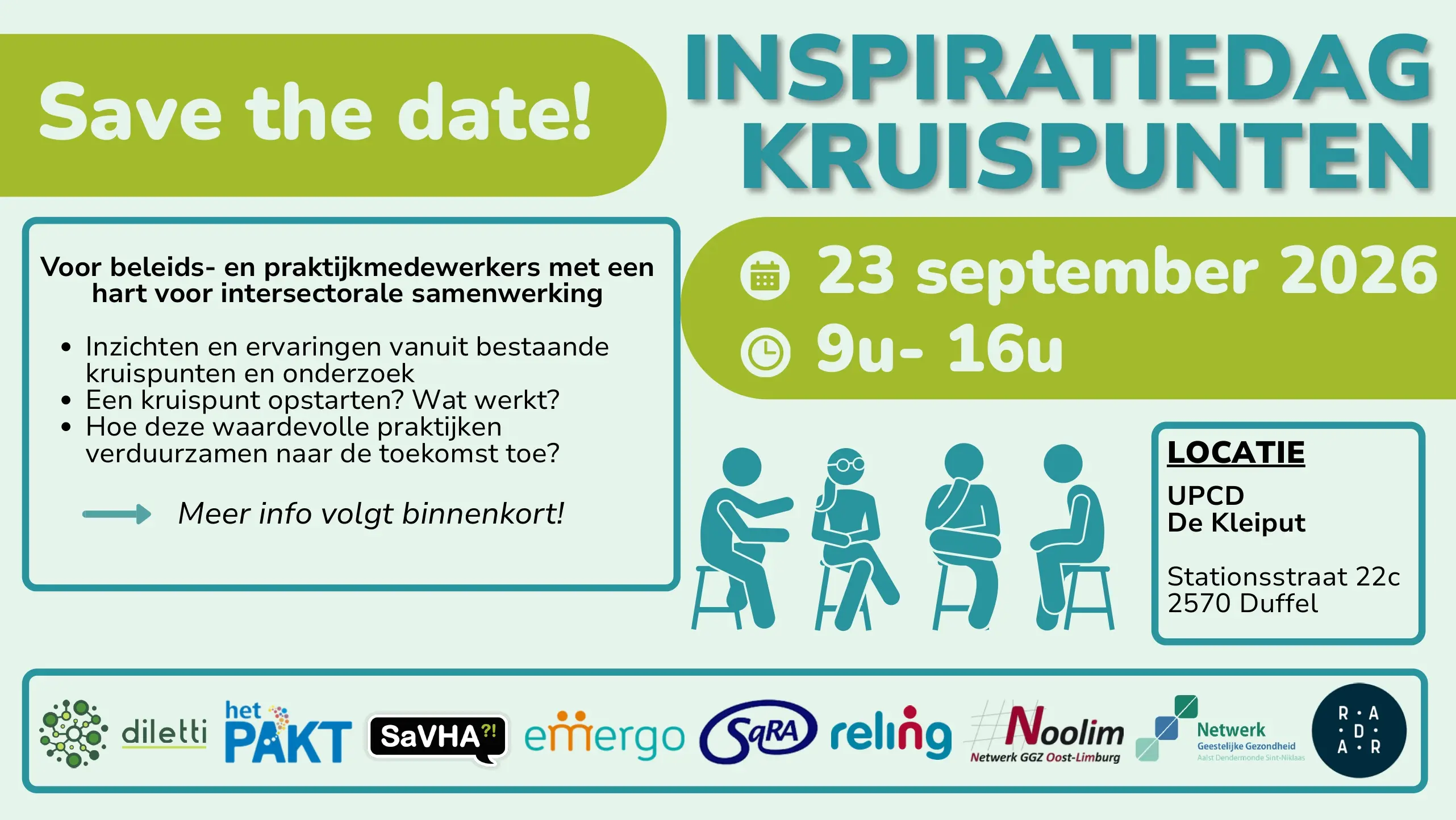 save the date afbeelding van de inspiratiedag kruispunten